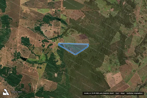 Imagem de satélite de Lote 19 – Projeto de Assentamento Sepé Tiaraju / Lote 19 – Projeto de Assentamento Sepé Tiaraju