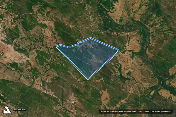 Imagem de satélite de FAZENDA CACHOEIRINHA em Arenópolis - GO