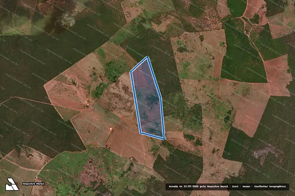 Imagem de satélite de FAZENDA EMBREJADINHO - Parcela 1 em Coribe - BA