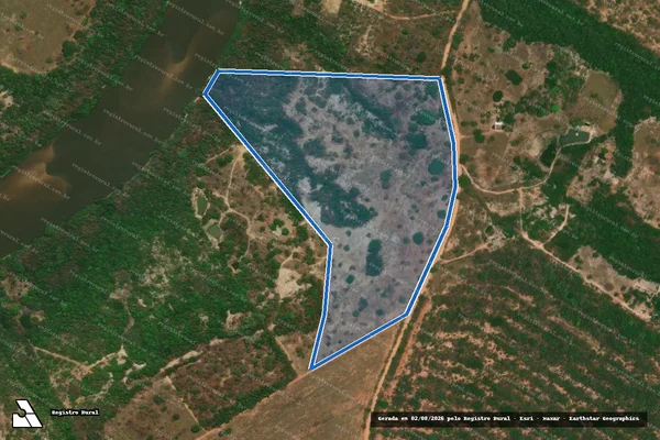 Imagem de satélite de Sítio Três Irmãos - Parte 1 em Aragarças - GO