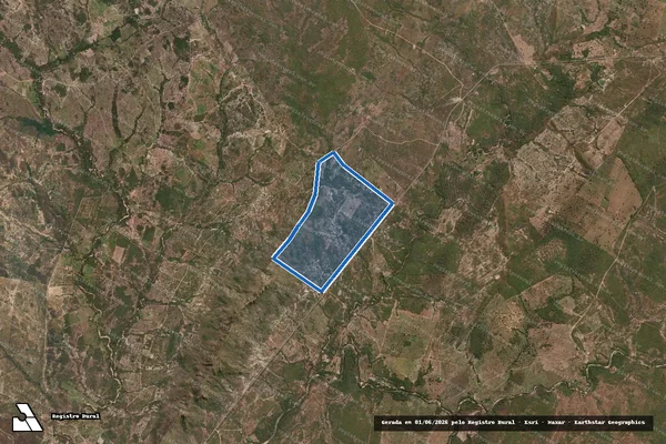 Imagem de satélite de FAZENDA ATALAIA RANCHO DO OESTE 2 em Monte Alegre de Goiás - GO