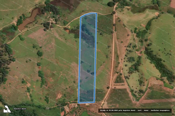 Imagem de satélite de FAZENDA SÃO JOSÉ - Parte 1 em Elói Mendes - MG