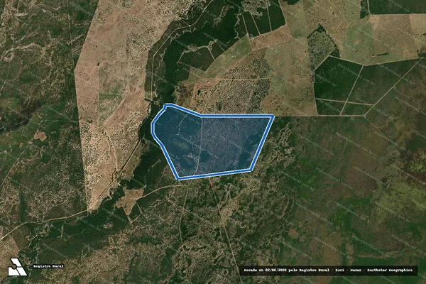 Imagem de satélite de FAZENDA MORRINHO RIO NOVO - Parte 1 em Itiquira - MT