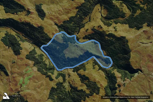 Imagem de satélite de Fazenda São Bento - Fazenda São Bento_Área 02 em Bom Jardim da Serra - SC