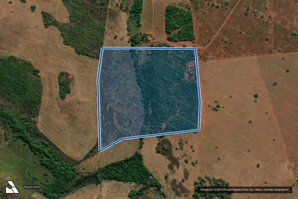 Imagem de satélite de CHÁCARA BOA VISTA II, PARTE DO LOTE 79, LOT. SANTA LUZIA - Parcela 1 em Palmeirópolis - TO