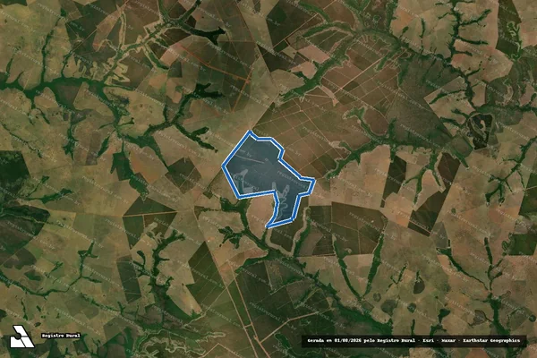 Imagem de satélite de Fazenda São José - Parte 1 em Selvíria - MS