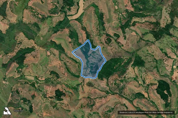 Imagem de satélite de FAZENDA CANTO ALEGRE  - Parte 1 em Governador Valadares - MG