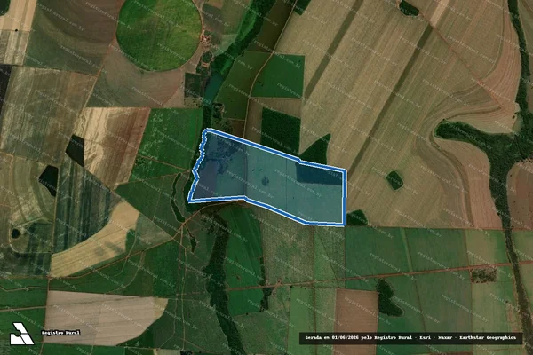 Imagem de satélite de Fazendas Bagagem, Campo Alegre e Mantible - Parcela 1 em Conceição das Alagoas - MG