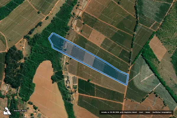 Imagem de satélite de SÍTIO VISTA LONGA - SÍTIO VISTA LONGA em Coqueiral - MG