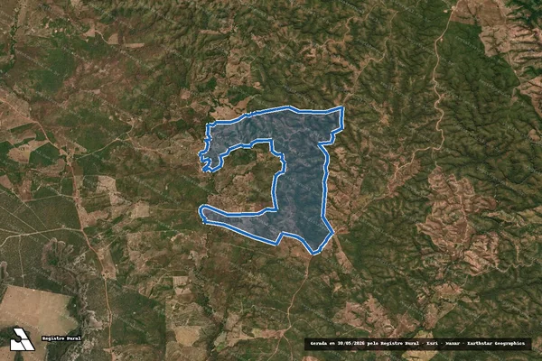 Imagem de satélite de FAZENDA SANTA CECILIA DO TRAÇADAL - 001 em Ponte Alta do Bom Jesus - TO