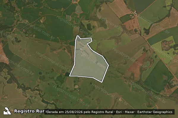 Imagem de satélite de GRANJA DA TAQUAREIRA  - GRANJA DA TAQUAREIRA em Capão do Cipó - RS
