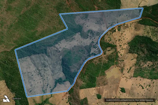 Imagem de satélite de Parte 01-B desmembrada do Lote 01 da 15ª etapa do Loteamento Araguacema - Parte 02 em Dois Irmãos do Tocantins - TO