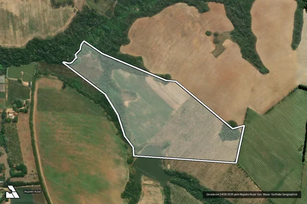 Imagem de satélite de Fazenda São Jorge - Parcela 1 em Pilar do Sul - SP