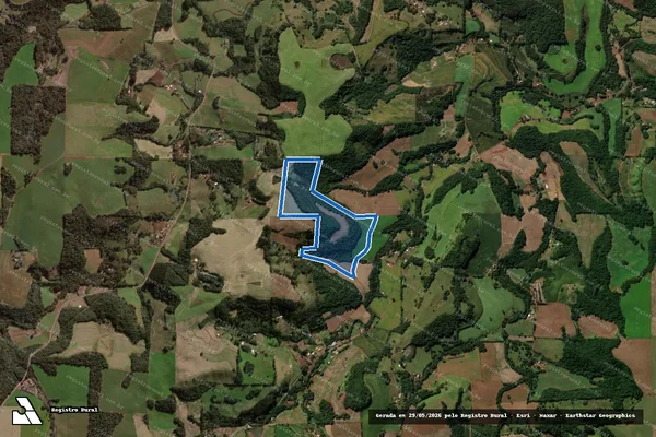 Imagem de satélite de Lotes n° 49, 30-A, 34-B e 34-F  - Parte 3 em Pato Branco - PR