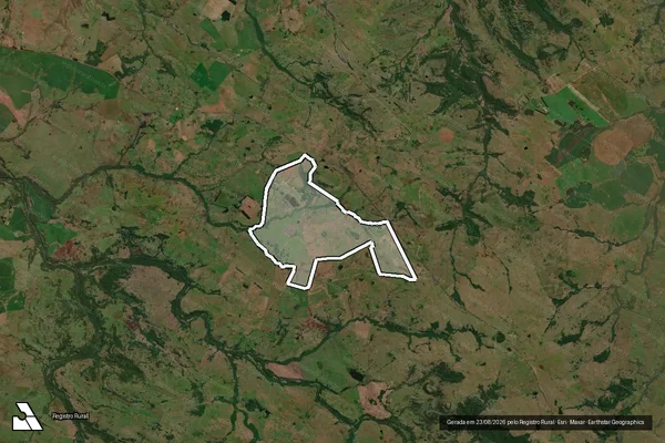 Imagem de satélite de Fazenda Eleonora em Santiago - RS