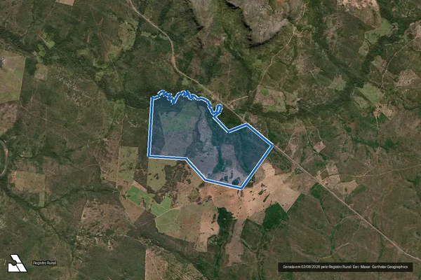 Imagem de satélite de FAZENDA NOVA GERAÇÃO / FAZENDA NOVA GERAÇÃO em Natividade - TO