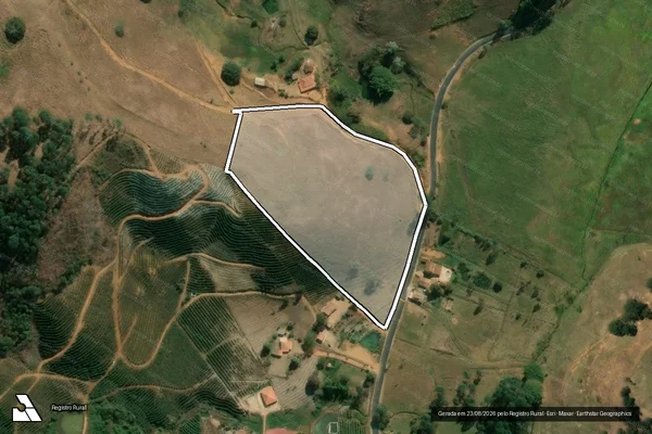 Imagem de satélite de Fazenda Martins - Parcela 1 em Miraí - MG