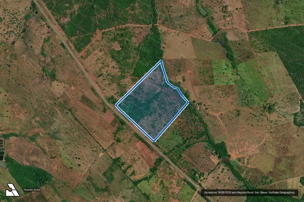 Imagem de satélite de FAZENDA MATO VERDE ( LOTE 364, GLEBA SÃO MARTINHO) - PARTE II em Araguatins - TO