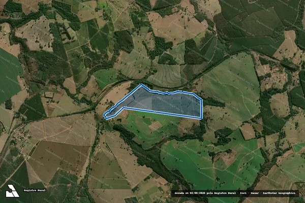 Imagem de satélite de Fazenda Brejão - Gleba ?A? da Fazenda Brejão em Itatinga - SP