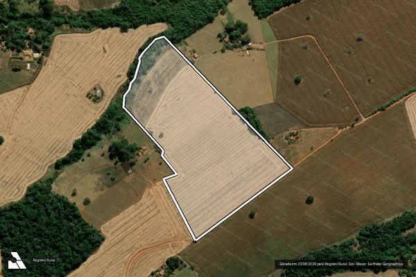 Imagem de satélite de FAZENDA TAQUARAL DO MEIO - Gleba 07 em Orizona - GO