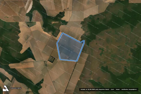 Imagem de satélite de Fazenda São Domingos - Matrícula 5784 em Brasnorte - MT