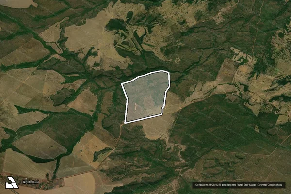 Imagem de satélite de FAZENDA CHUVA DE PRATA - Parte 1 em Jaciara - MT