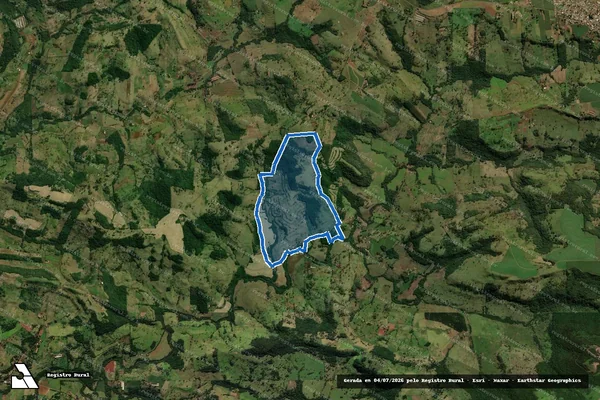 Imagem de satélite de Lote Rural 95-C, da Gleba 07, do Imóvel Guairacá - PARTE ?A? em Ramilândia - PR
