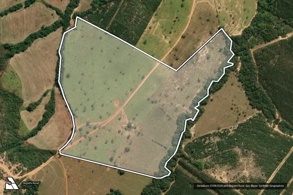 Imagem de satélite de FAZENDA BOM SUCESSO - Parcela 1 em Martinho Campos - MG