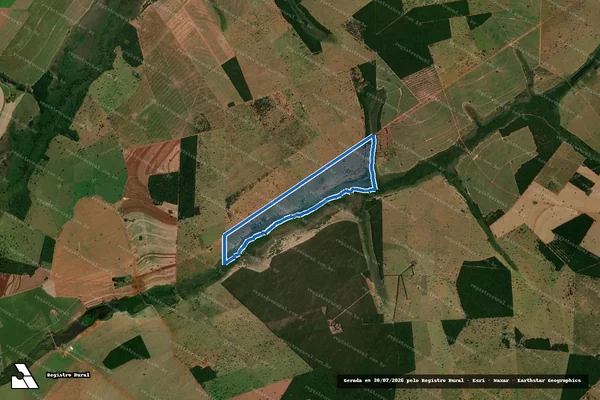 Imagem de satélite de FAZENDA FLAVATI SJ - Gleba ?B? em Nova Andradina - MS