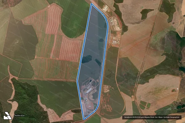 Imagem de satélite de FAZENDA BOM GADO em Porto Nacional - TO