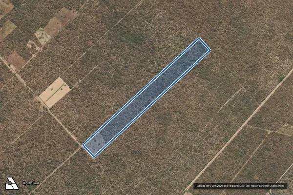 Imagem de satélite de LOTE 33/PROJETO DE ASSENTAMENTO BEIRA RIO - Parte 1 em Sento Sé - BA