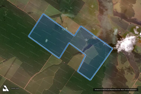 Imagem de satélite de FAZENDA PARAISO - 001 em Sinop - MT