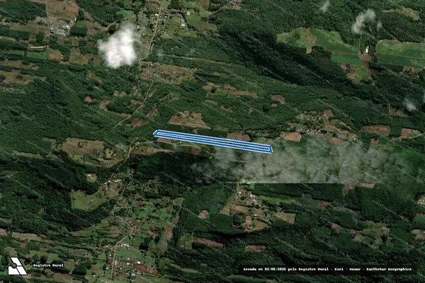 Imagem de satélite de Matricula 7916 e 7917 - Parte 1 em Presidente Lucena - RS