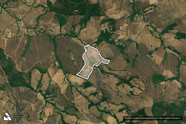 Imagem de satélite de SÍTIO BOM PASTOR - GLEBA 2 em Andrelândia - MG