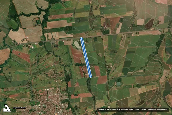 Imagem de satélite de FAZENDA TANGARÁ ? Parcelas 1, 2 e 3 - Gleba 02 em Guararapes - SP