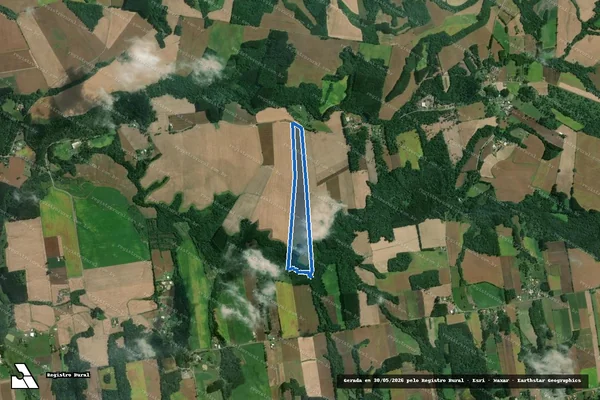 Imagem de satélite de SITIO BARRO PRETOs - GUABIROBA - Gleba 2 em Mafra - SC
