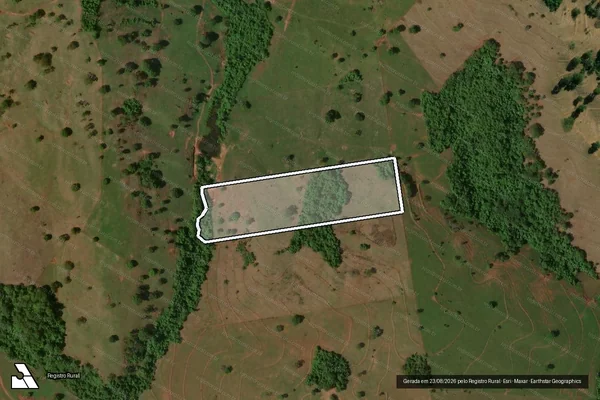 Imagem de satélite de FAZENDA BANANAL - GLEBA 05 em Jaraguá - GO