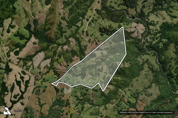 Imagem de satélite de Fazenda Cerro da Liberdade - Fazenda Cerro da Liberdade em Piratini - RS