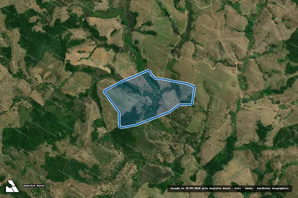 Imagem de satélite de FAZENDA CANAA - FAZ. CANAA em Jucuruçu - BA