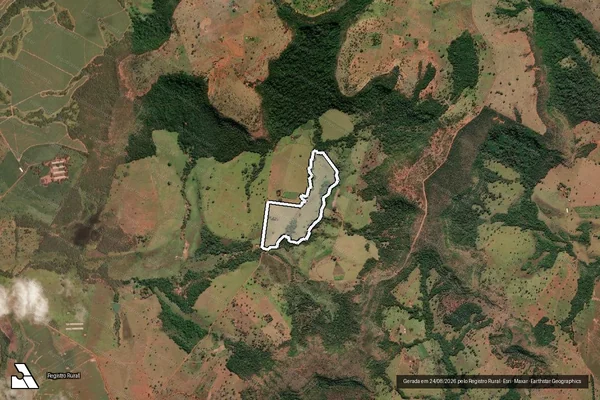 Imagem de satélite de Lote 22 - Projeto de Assentamento Renascer - Parte 1 em Ituiutaba - MG