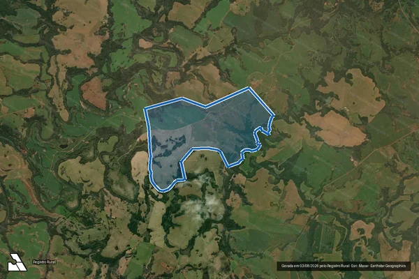 Imagem de satélite de Fazenda da Paola - Fazenda da Paola em Muitos Capões - RS