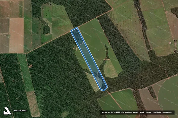 Imagem de satélite de RANCHO NOTLIN em Porto dos Gaúchos - MT