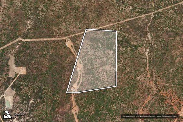 Imagem de satélite de SÍTIO LAGOINHA/LAGOA DO ALEGRE - SÍTIO CONTENDAS em Casa Nova - BA