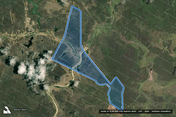 Imagem de satélite de Fazenda Primavera/ Cururu/ Coqueiros - Parte 1 em Jardim de Angicos - RN