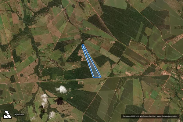 Imagem de satélite de Fazenda Bonanza II - Parte 1 em São José do Rio Claro - MT
