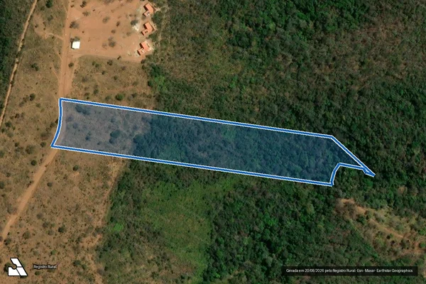 Imagem de satélite de FAZENDA POÇO VERDE - 047 em Lagoa Santa - MG