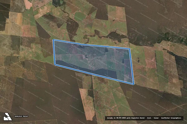 Imagem de satélite de Fazenda Campo Alegre - Parte 1 em Palmas de Monte Alto - BA