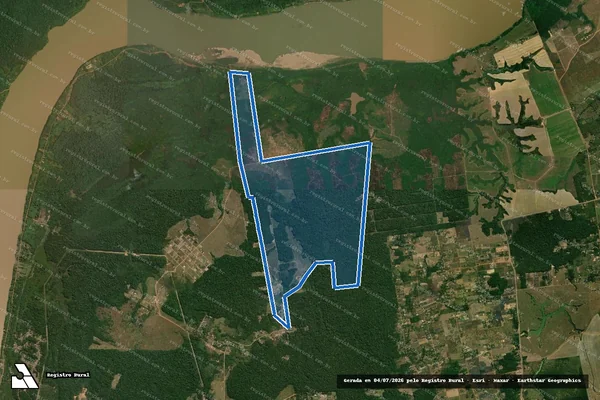 Imagem de satélite de Fazenda Santa Eliza C em Porto Velho - RO