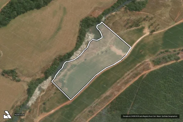 Imagem de satélite de Fazenda Cachoeira - Bloco A - Matrícula 11253 em Jaguariaíva - PR