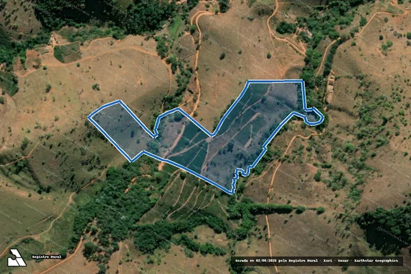 Imagem de satélite de CÓRREGO GRANDE - Parte 1 em Bom Jesus do Galho - MG